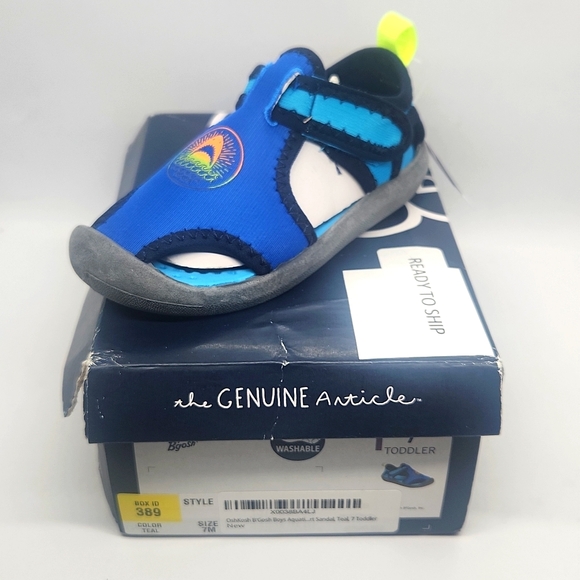 NEW OshKosh Bgosh Child - Toddler Size 7 Aquatic Water Sandal - Shoe - Picture 6 of 6